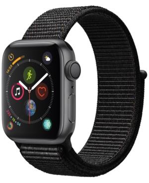 Apple Watch Series 4 Gps, 40mm Space Gray Aluminum Case With Black Sport Loop