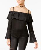 Bcx Juniors' Off-the-shoulder Ruffle Top