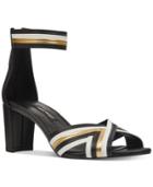 Nine West Pearl Woven Block-heel Sandals Women's Shoes