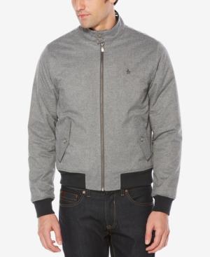 Original Penguin Men's Heathered Harrington Jacket