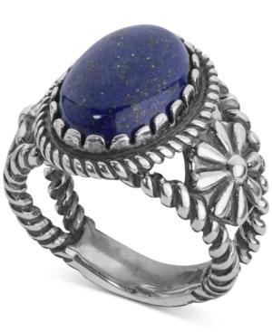 American West Lapis Lazuli Ring (5-1/5 Ct. T.w.) In Sterling Silver
