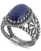 American West Lapis Lazuli Ring (5-1/5 Ct. T.w.) In Sterling Silver