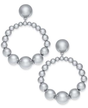 Kate Spade New York Beaded Drop Hoop Earrings