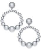 Kate Spade New York Beaded Drop Hoop Earrings