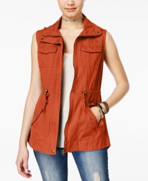 American Rag Juniors' Utility Vest, Created For Macy's