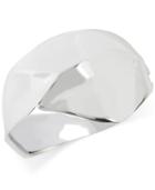 Robert Lee Morris Soho Silver-tone Wide Hinged Cuff Bracelet