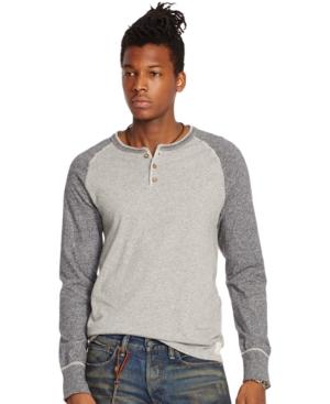 Denim & Supply Ralph Lauren Raglan Cotton Henley