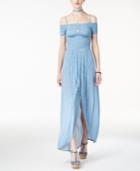 American Rag Juniors' Cold-shoulder Maxi Dress, Only At Macy's