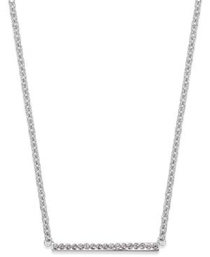 Kate Spade New York Silver-tone Crystal Bar Choker Necklace