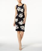 Charter Club Floral-print Sheath Dress, Created For Macy's