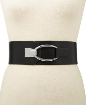 I.n.c. Interlocking-hook Stretch Belt, Created For Macy's