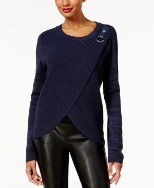 Inc International Concepts Surplice Sweater, Created For Macy's