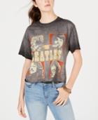 True Vintage Cropped Cotton Beatles-graphic T-shirt