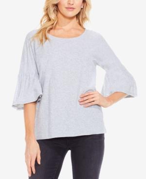 Two By Vince Camuto Cotton Bell-sleeve Top