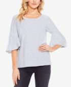 Two By Vince Camuto Cotton Bell-sleeve Top
