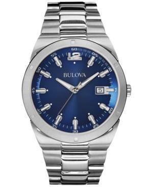 Bulova Men's Stainless Steel Bracelet Watch 43mm 96b220