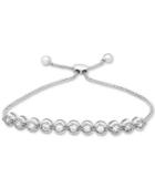 Diamond Slider Bracelet (1/2 Ct. T.w.) In 14k White Gold