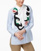 Weekend Max Mara Tresa Cotton Embroidered Shirt