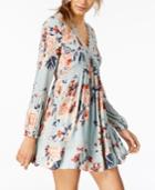 American Rag Juniors' Floral-print Peasant Dress, Created For Macy's