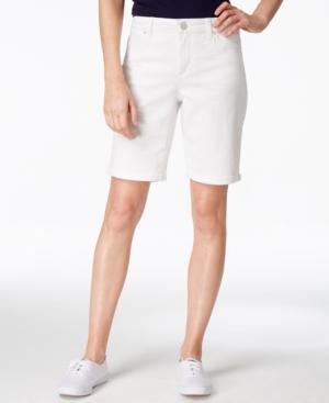 Maison Jules Cuffed Denim Bermuda Shorts, Only At Macy's