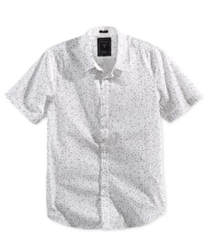 Guess Men's Slim-fit Confetti-print Short-sleeve Shirt