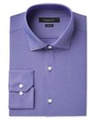 Marc New York Men's Slim-fit Motion-ease Collar Wrinkle-free Diamond Print Dress Shirt
