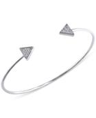 Geo Effy Diamond Tirangle Cuff Bracelet (1/6 Ct. T.w.) In 14k White Gold