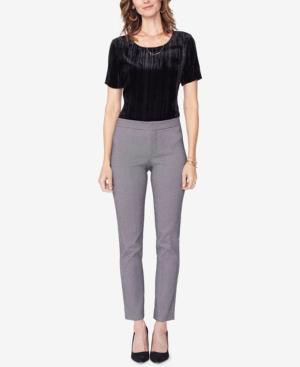 Nydj Tummy-control Printed Ankle Pant