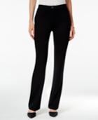 Style & Co. Petite Faux-pocket Bootcut Pants, Only At Macy's