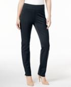 Charter Club Petite Cambridge Ponte Slim-leg Pants, Only At Macy's