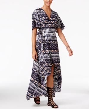 Jessica Simpson Printed High-low Maxi Dress