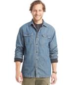 G.h. Bass & Co. Fleece-lined Denim Long-sleeve Work Shirt