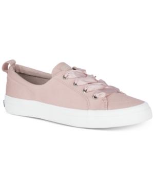 Sperry Women's Crest Vibe Satin Lace-up Memory Foam Fashion Sneakers Women's Shoes