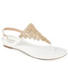 Thalia Sodi Ivorie Jewled Wedge Sandals, Created For Macy's Women's Shoes