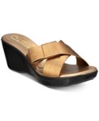 Callisto Freeport Platform Wedge Sandals, Created For Macy's Women's Shoes