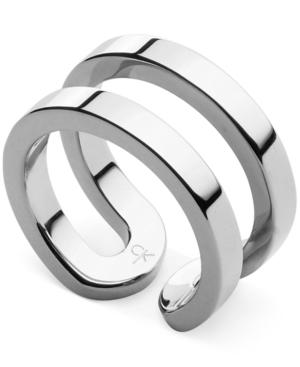 Calvin Klein Silver-tone Open Ring