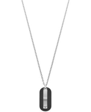 Emporio Armani Men's Stainless Steel Dog Tag Necklace