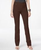 I.n.c. Curvy Pull-on Straight-leg Pants, Created For Macy's