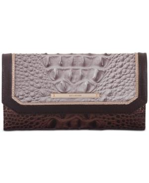 Brahmin Soft Quill Greco Checkbook Wallet
