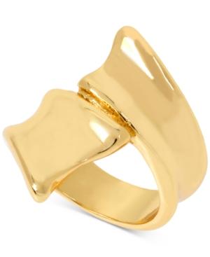 Robert Lee Morris Soho Gold-tone Sculptural Bypass Statement Ring
