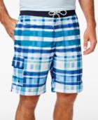 Tommy Bahama Men's Baja Cayo Plaid Cargo Boardshorts