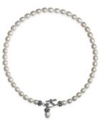 Honora Style Cultured Freshwater Pearl Pallini Toggle Necklace (7-1/2mm)