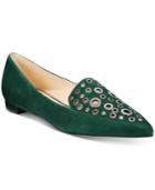 Nine West Akeelah Pointed-toe Grommet Flats Women's Shoes