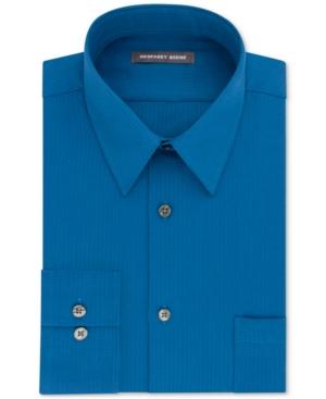 Geoffrey Beene Men's Fitted Wrinkle-free Broadcloth Dress Shirt