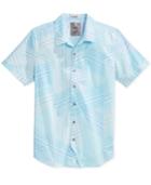 Guess Men's Fuse Stripe Graphic-print Short-sleeve Shirt