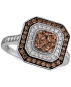 Le Vian Chocolatier Deco Estate Collection Diamond Ring (3/4 Ct. T.w.) In 14k White Gold