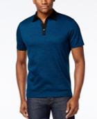 Alfani Black Men's Xander Optic Print Polo, Only At Macy's