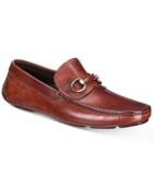 Massimo Emporio Men's Braided Leather Bit Drivers, Created For Macy's Men's Shoes