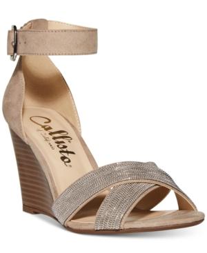 Callisto Montana Crisscross Wedge Sandals, Created For Macy's Women's Shoes