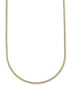 Giani Bernini Square Snake Chain 30 Necklace In 18k Gold-plated Sterling Silver Vermeil, Created For Macy's